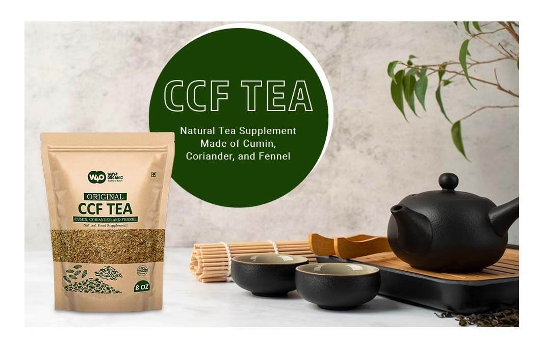 CCF Tea (Cumin, Coriander, Fennel) - Digestive Tea to Support Natural Detoxification 8 Ounces (Pack of 1)
