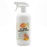 Pet Odor Eliminator - Dog & Cat Urine, Carpet Stains and Smells - Citrus Cleaner - Non-Toxic, Plant-Based Odor Neutralizer for Pet Beds, Carpets