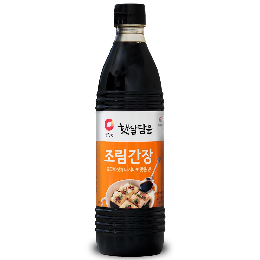 O'Food Soy Sauce, Naturally Brewed Premium Soy Sauce, All-Purpose, Rich, Perfect for Marinating and Seasoning (For Braising (Jorim), 840 ML)
