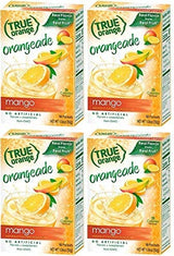 True Mango Orange Drink Mix, 10-count (Pack of 4) with 5 FREE Lemonade Sample Sticks