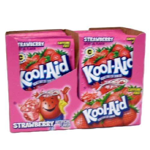 New 809000 Kool- Aid Strawberry .14Oz (-Pack) Drink Mixes & Powders Cheap Wholesale Discount Bulk Beverages Drink Mixes & Powders Air Freshener