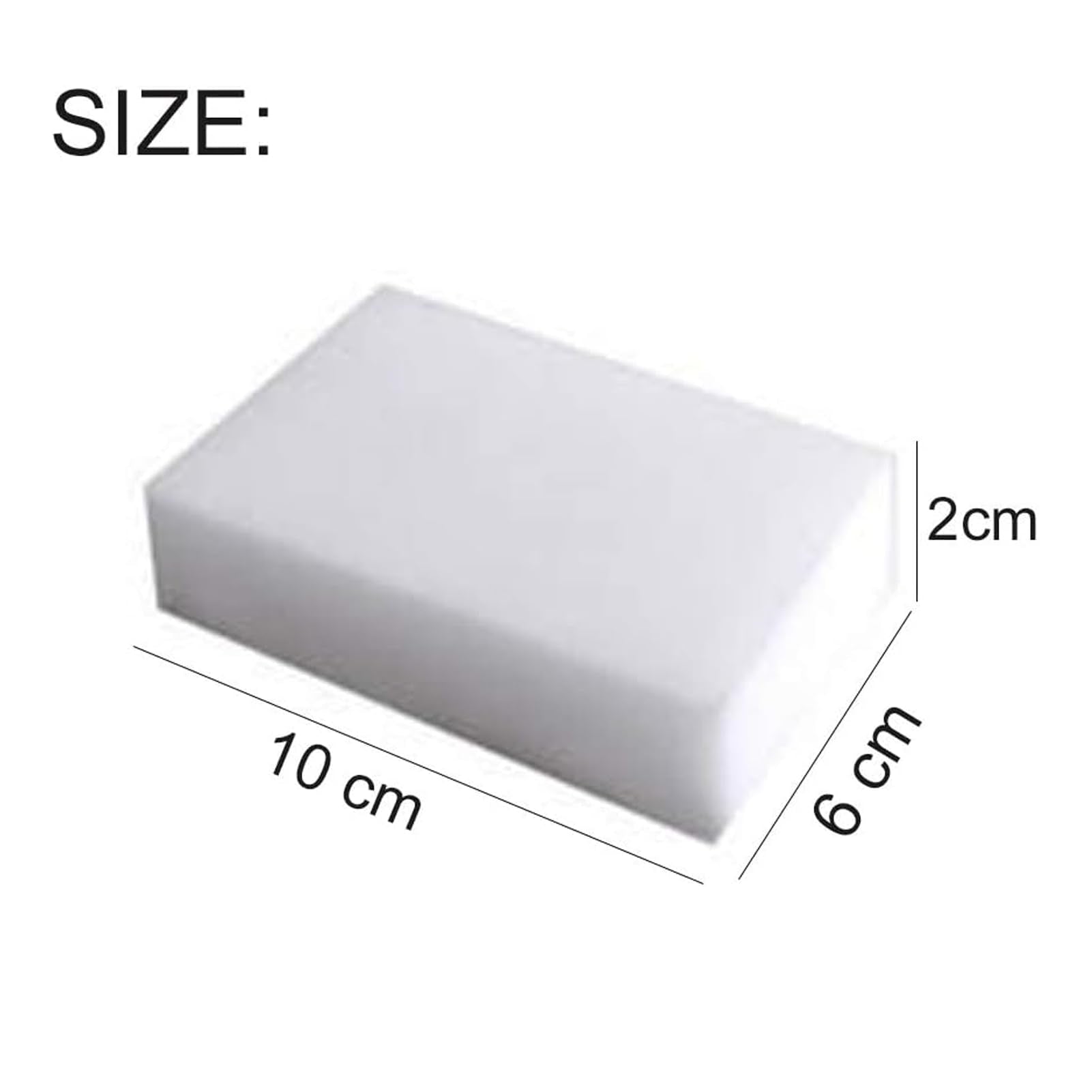 HAPPYSUN Multi-Functional Melamine Foam Cleaner Magic Sponge Eraser for Kitchen, Furniture, Bathtub, Bathroom,Wall Cleaner, Shoes Cleaning (20)