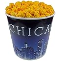 Signature Popcorn - Gourmet 1-Gallon Blue Chicago Skyline Reusable Plastic Bucket - Cheddar Cheese Popcorn - Holiday, Party & Corporate Gift