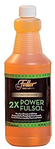 Fuller Brush 2X Power Fulsol Degreaser - Removes Grease, Oil, Grime & Stains - All Purpose Oil, Grease & Grime Cleaner For Bike, Automotive, Grill