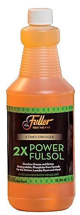 Fuller Brush 2X Power Fulsol Degreaser - Removes Grease, Oil, Grime & Stains - All Purpose Oil, Grease & Grime Cleaner For Bike, Automotive, Grill