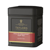 Taylors of Harrogate English Breakfast, Black Loose Leaf, 4.41 Ounce Tin Caddy (Pack of 1), Rich, Bright & Malty, Caffeinated, Premium Whole Leaf Tea
