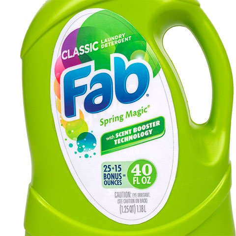 Fab Spring Magic Liquid Laundry Detergent, 40-oz