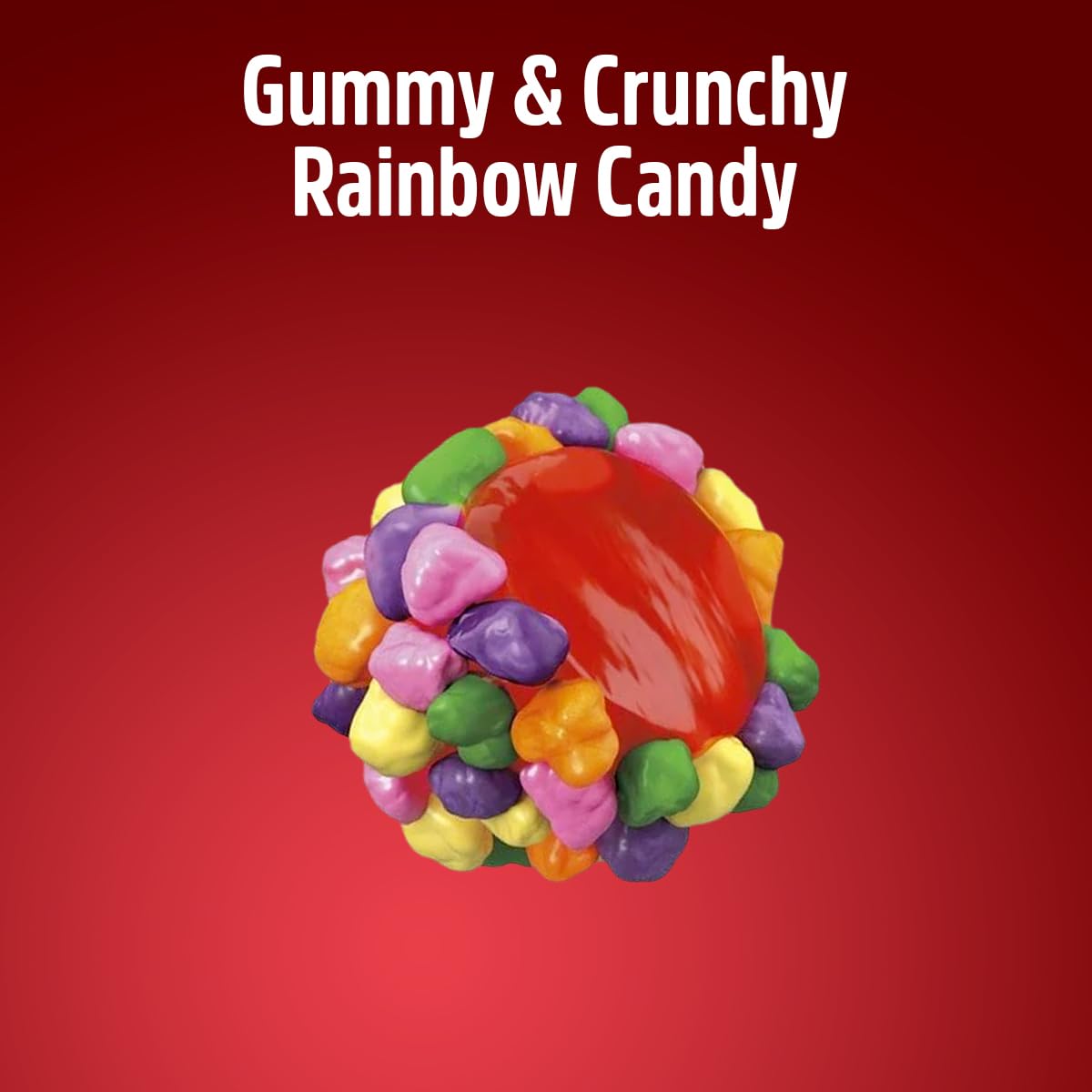 Gummy Clusters Rainbow, 2lb Pack of Gummy Clusters Bulk, Perfect Gummy Candy Snack for Parties, Birthdays, Holidays, Gift Bags, Office Treats