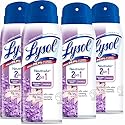 Lysol Neutra Air 2 in 1 Disinfectant Spray, Lavender and Lily Scent, Eliminates Odors, 10 Ounces (Pack of 4)