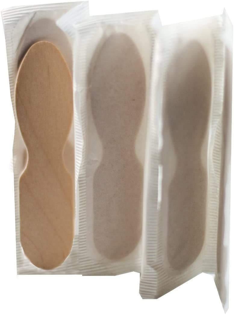 Perfectware 3" Plain Taster Spoons Paper Wrapped Individually Box of 1,000ct.