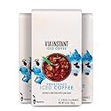 Instant Sweetened VIA Iced Coffee Medium Roast Packets & Exclusive Coffee Vinyl Sticker! (18 Packets Total)
