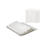 " OCCASIONS " Wedding Party Linen Feel White 13'' x 13'' Dinner Paper Napkins (120, Luncheon, Square Fold)