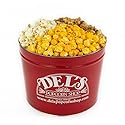 2 Gallon Popcorn Tin Gift - 3 Kinds (Cheese/Caramel/Salt & Butter) Gourmet Popcorn Gift Tin - Popcorn Gift Set
