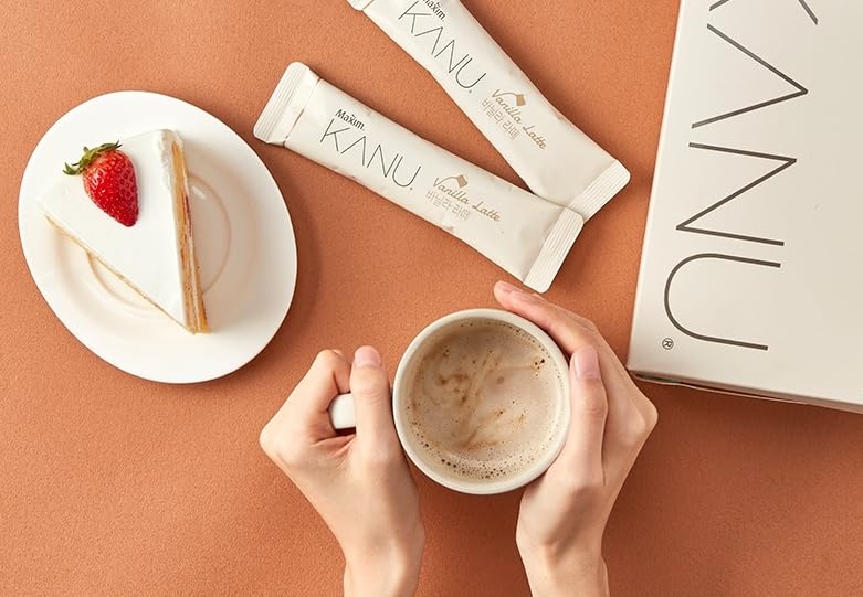 Kanu Maxim Instant Coffee Dolce & Vanilla Latte(24stick x 2)