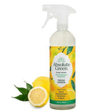 Absolute Green All Purpose Cleaner Spray, Non-Toxic, Kitchen, Bath, Countertop, Stainless, Safe around Kids + Pets, Natural Lemon Scent, 25 oz (6
