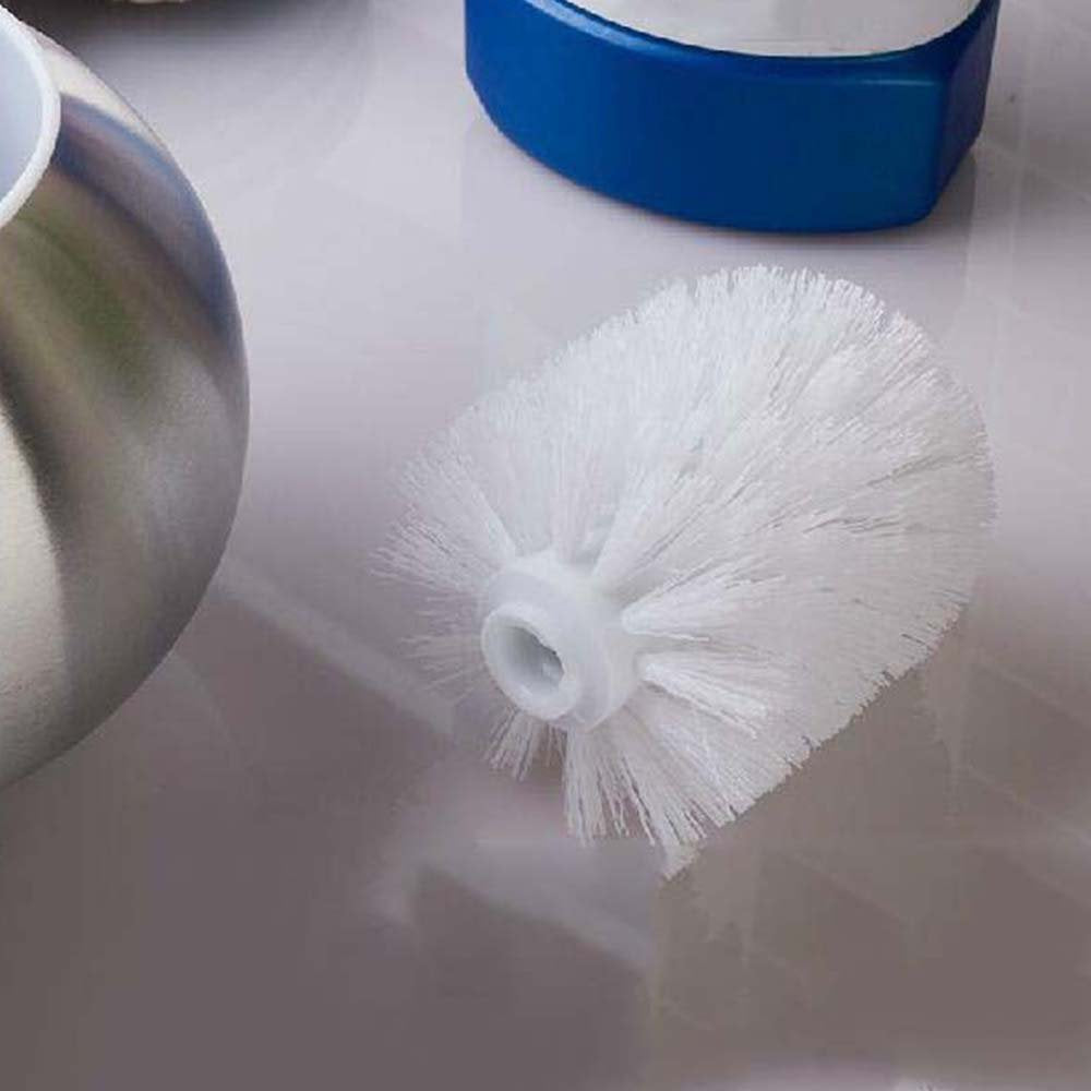 Lovely Green Cherry Shaped Toilet Brush Set Toilet Bowl Brush and Holder for Household Bathroom?1 Brush,1 Holder,2 Heads?