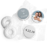Personalized Wedding Photo Kiss Stickers (108ct) - Silver (Stickers Only)