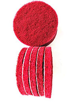 20 Pieces Scrub Pads Drill Power Brush Tile Scrubber Scouring Pads Cleaning Kit Including 2 Kinds of Abrasive Buffing Pads Replacement for Home
