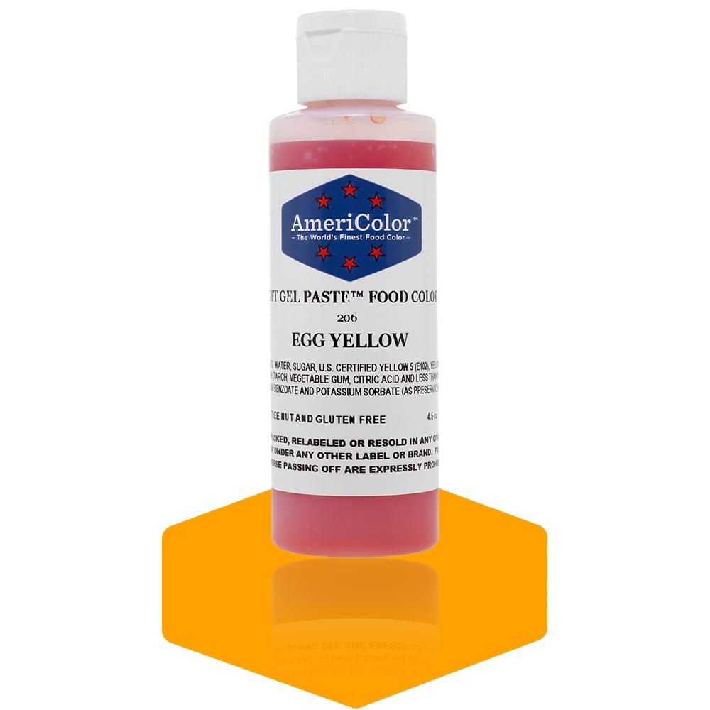 AmeriColor Gel Colour - Egg Yellow - 4½ oz