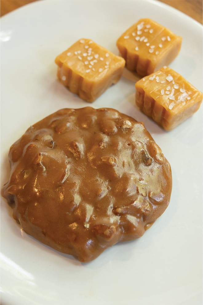 Aunt Sally's Creamy Salted Caramel Pralines - 16 count box- New Orleans Most Famous Praline- Handmade Pecan Candy