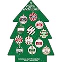Christmas Coffee Gift 12 Single Serve Keurig Compatible K CUPS Coffee Pods Advent Calendar For Adults Assortment- Holiday Coffee Gift Box Set - Best