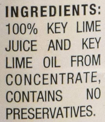 Nellie and Joe's 100% Key Lime Juice, 12oz glass