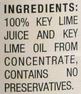 Nellie and Joe's 100% Key Lime Juice, 12oz glass