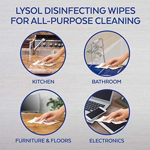 Lysol Disinfecting Wipes - Lemon & Lime Blossom 110 ct (Pack of 2)
