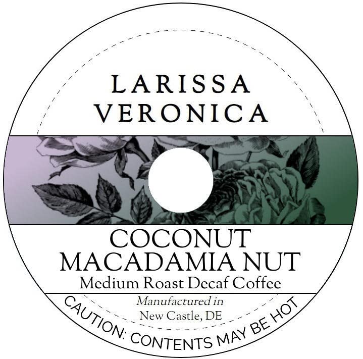 Coconut Macadamia Nut Medium Roast Decaf Coffee (Single Serve K-Cup Pods) (Gourmet, Naturally Flavored, Whole Coffee Beans) (12 pods, ZIN: 575273) - 3
