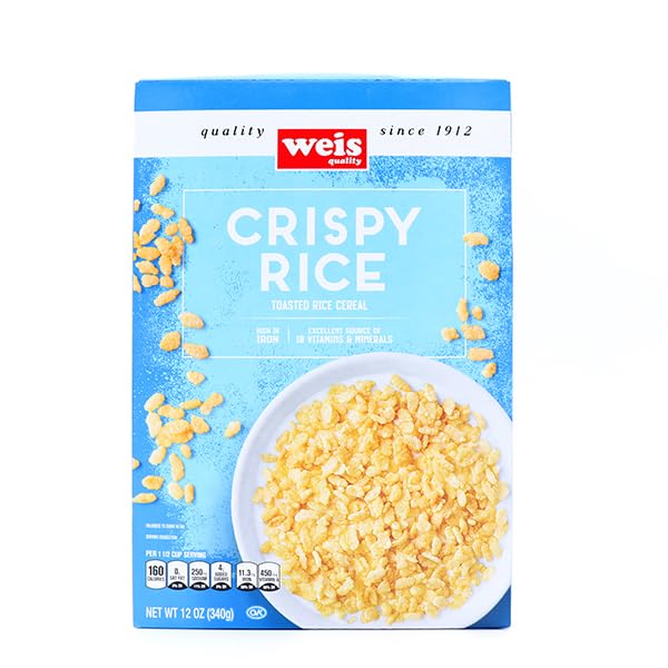 Weis Quality, Cereal Crispy Rice, 12 Ounce