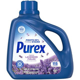 Purex Lavender Fields liquid Laundry Detergent, 150 fl oz, 115 loads