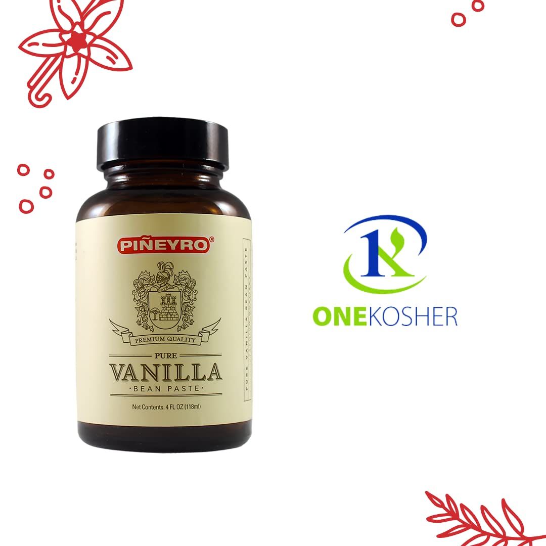 Mexican Vanilla Paste 4 Fl Oz | Premium Quality with visible vanilla specks | Perfect Mother’s Day Gift for Bakers | Pure Bean Seed | Gourmet |