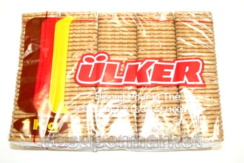 Ulker Tea Biscuit 5 Packs 200g X 5