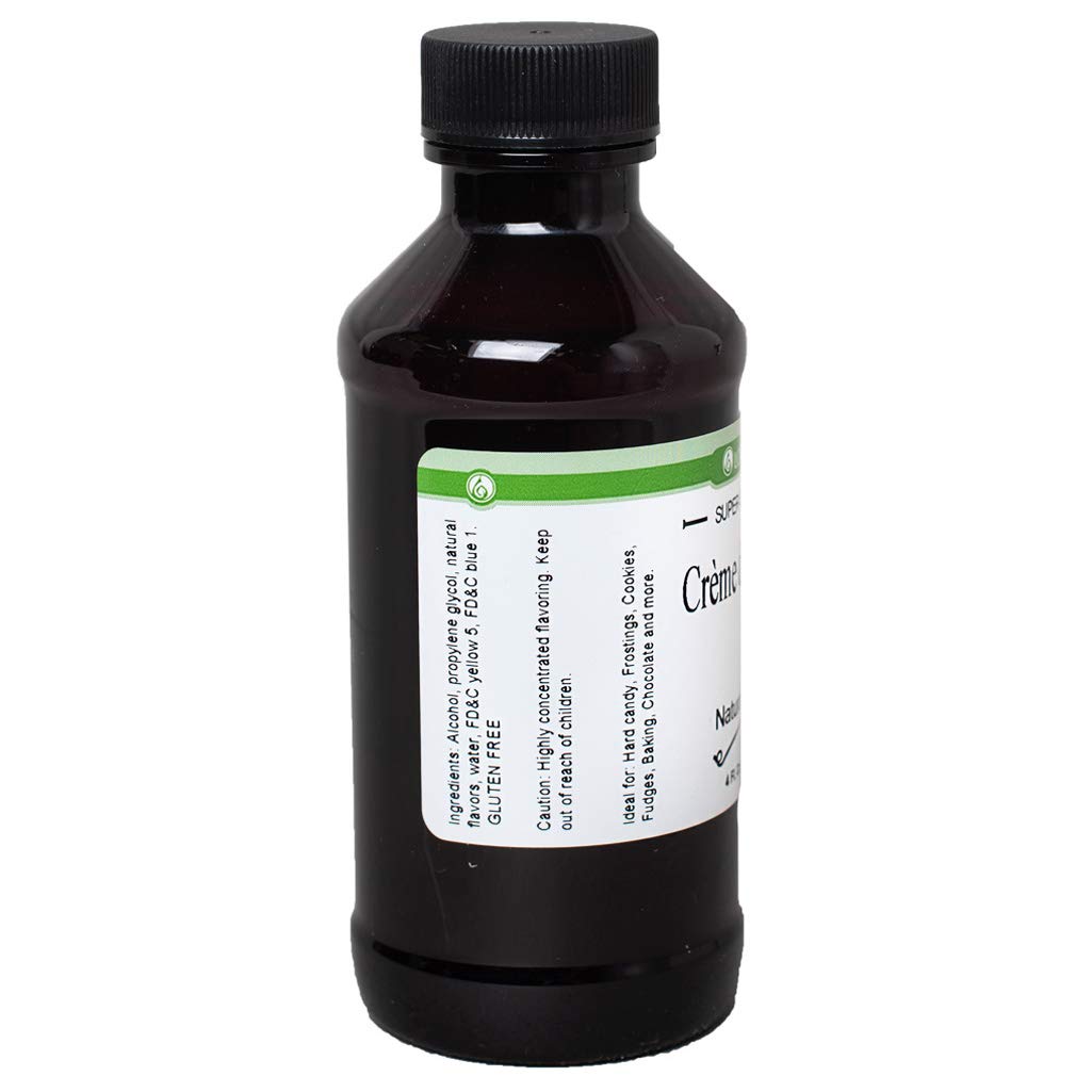 LorAnn Crème de Menthe SS, Natural Flavor, 4 ounce bottle