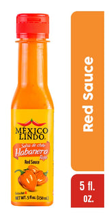 Mexico Lindo Hot Sauce Variety Pack | Includes 1 Bottles Each of Red Habanero + Green Habanero + Xxxtra Hot | 5 Fl Oz Bottles (Pack of 3)
