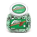 Andes Creme De Menthe Thin Mints - 2.5 Pounds of Bulk After Dinner Mints - Rectangular Chocolate Sandwich Mint Candies - 40 Oz Tub, 240 Count