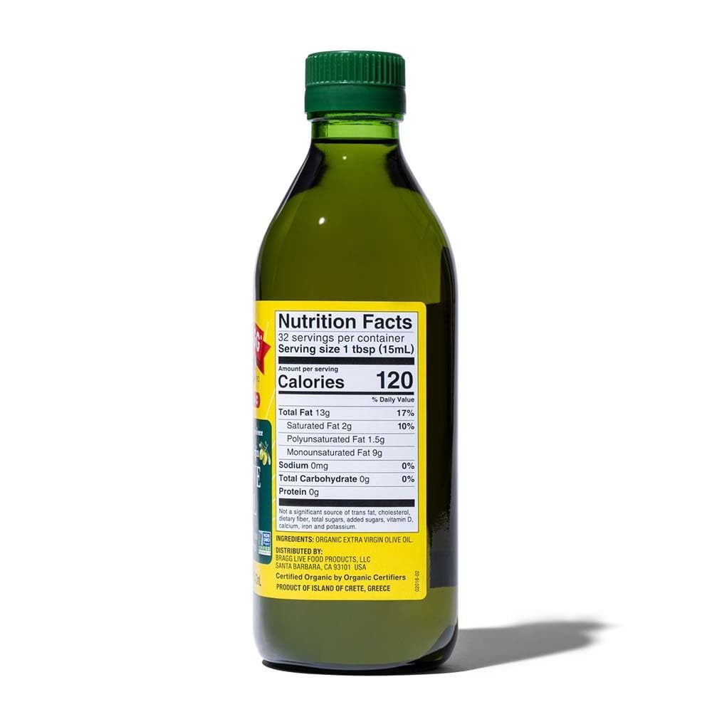 Bragg Olive Oil, Organic Extra Virgin, 16 fl oz