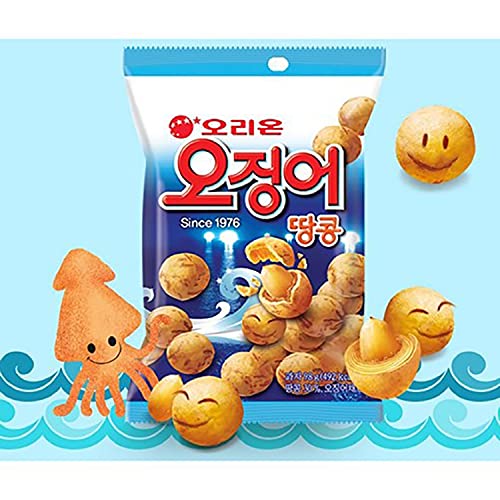 Korean Snack Orion Squid Peanut Ball Value Pack 98g