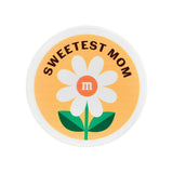 M&M'S® Mother's Day Candy Jar, 12.7oz of Pink and Yellow M&M'S® Chocolate Candies Printed with Flowers and "Mom", Unique Spring Gift for Mother's Day