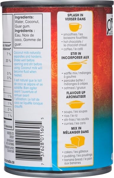 Thai Kitchen Coconut Milk, Lite, Unsweetened, Gluten Free, Dairy Free, Non-GMO, 13.66 fl oz