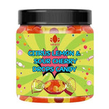 SMIBZE Natural Citrus Lemon & Sour Cherry Drops Candy 100 GM (Pack of 1) SMIBZE