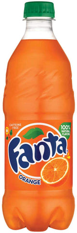 Fanta Orange Soda, 20 Fl Oz Bottle (Pack of 16, Total of 320 Fl Oz)