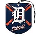 Team ProMark MLB Detroit Tigers Air Fresheners2 Pack Shield Design Air Fresheners, Team Colors, One Size