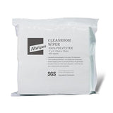 AAWipes Cleanroom Polyester Wipers 4"x4" (Bag of 400 Pcs) Double Knit 100% Polyester Wipes Lint Free Cloths with Ultra-fine Filaments, Laser Sealed
