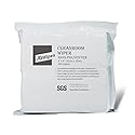 AAWipes Cleanroom Polyester Wipers 4"x4" (Bag of 400 Pcs) Double Knit 100% Polyester Wipes Lint Free Cloths with Ultra-fine Filaments, Laser Sealed