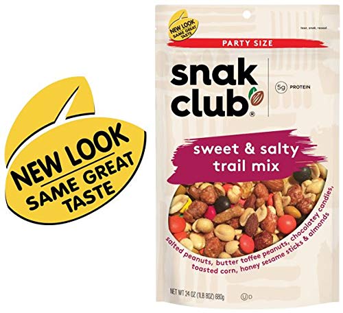 Snak Club Sweet & Salty Trail Mix, Purple Label, 24 Ounce