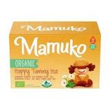 MAMUKO Organic Happy Tummy Tea for Babies - Tea for Bloating & Gas - Stomach Relief with Natural Ingredients & Flavor for 9-Months Plus