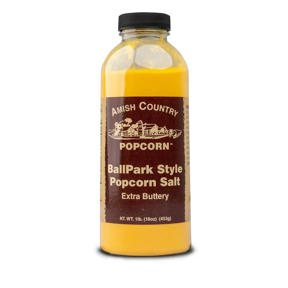 Amish Country Popcorn | Ballpark ButterSalt Popcorn Salt - 16 oz Bottle