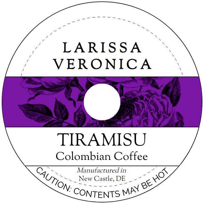 Tiramisu Colombian Coffee (Single Serve K-Cup Pods) (Gourmet, Naturally Flavored, Whole Coffee Beans) (12 pods, ZIN: 574843) - 3 Pack
