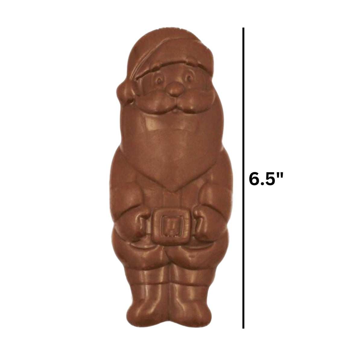 Christmas Santa Claus Milk Chocolate Candy, Pack of 3, 4 Ounces Each